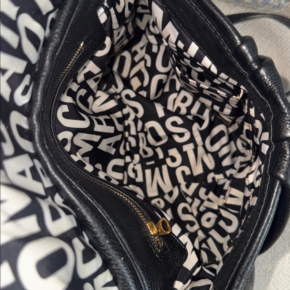 Marc Jacobs Black Leather Shoulder Bag- Classic Q Lil Utika - Picture 4 of 7